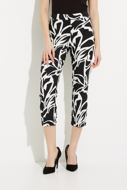 Abstract Print Cropped Pants Style 232258