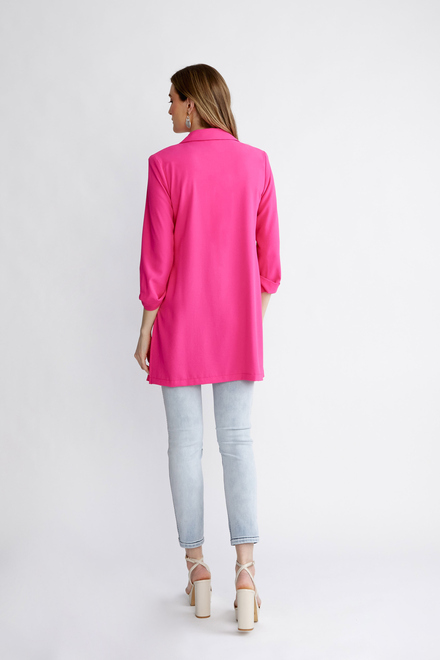 Long Line Blazer Style  Style 232275. Dazzle Pink. 2