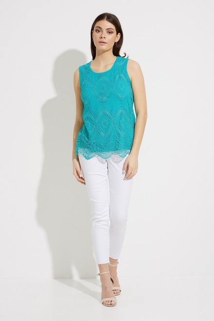 Lace Overlay Top Style 232923. Palm Springs. 5