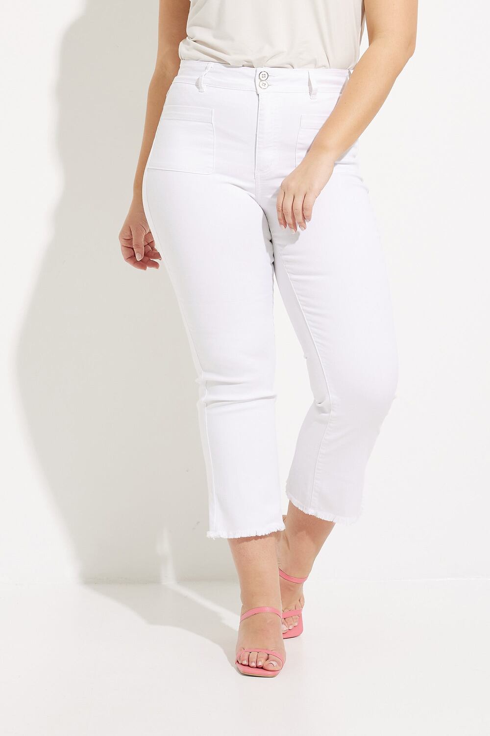 Flared Leg Jeans Style 232936 (white)