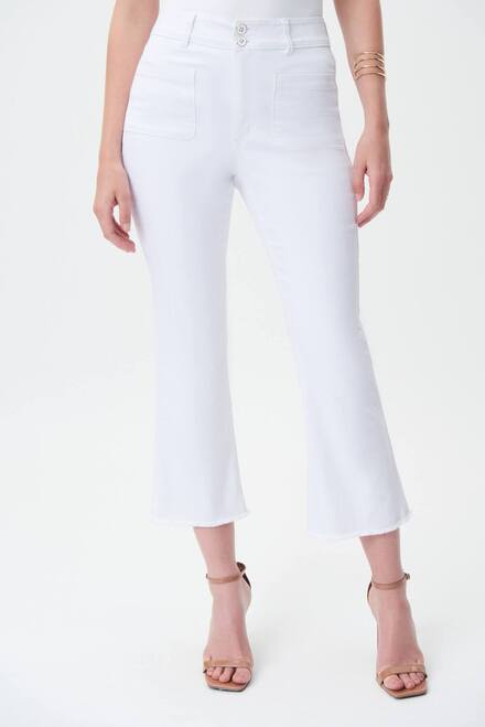 Flared Leg Jeans Style 232936. White. 6