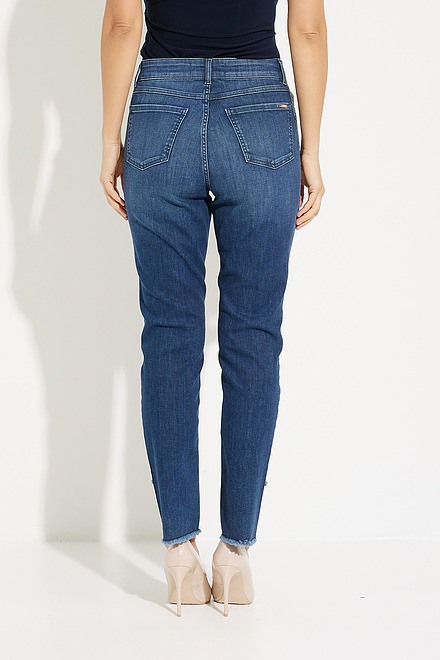 Joseph Ribkoff Embellished Jeans Style 221944. Denim Medium Blue. 4