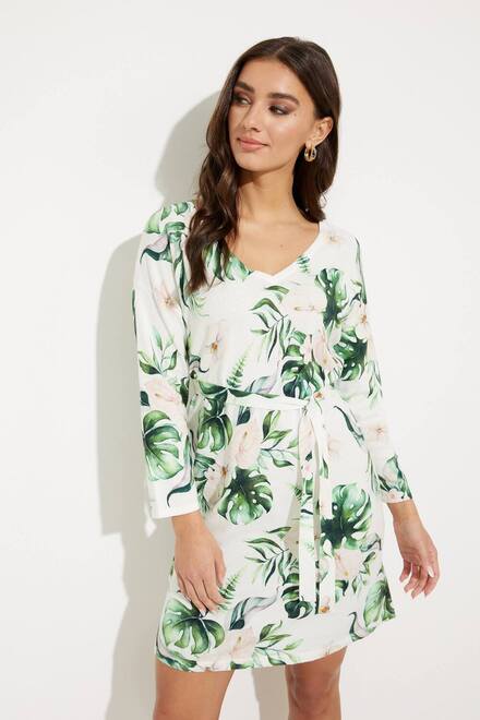 Tropical Print Dress Style SP23111. Tropical Flower. 4
