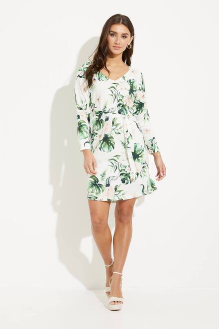 Tropical Print Dress Style SP23111. Tropical Flower. 6