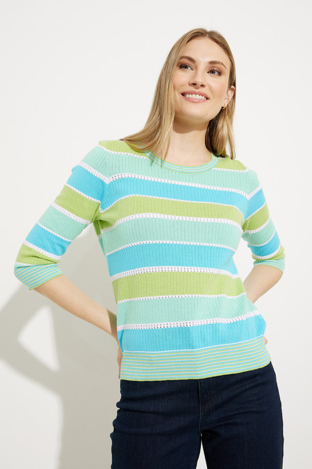 Striped Cotton Pullover Style A41035. As Sample. 4