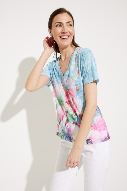 Floral Burnout T-Shirt Style A41038. As Sample. 3