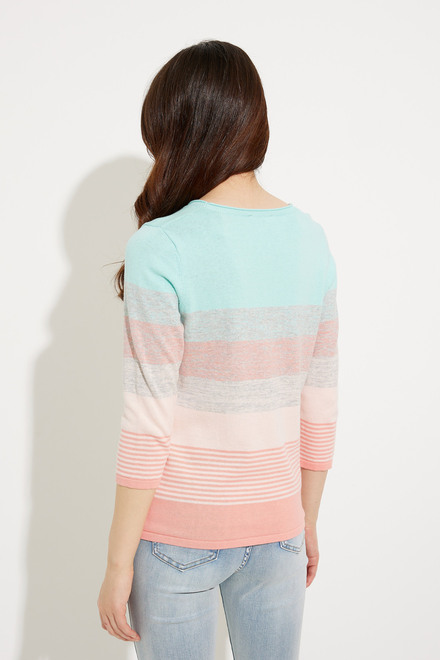 Space Dye Striped Pullover Style A41060. As Sample. 2