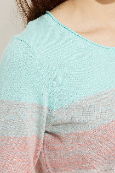 Space Dye Striped Pullover Style A41060. As Sample. 3