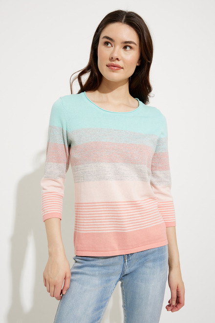 Space Dye Striped Pullover Style A41060. As Sample. 4