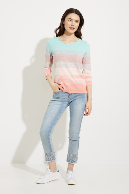 Space Dye Striped Pullover Style A41060. As Sample. 5