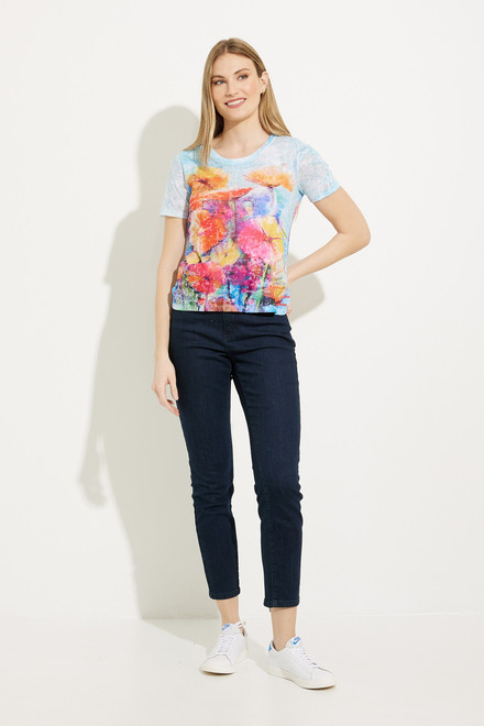 T-shirt &agrave; imprim&eacute; floral mod&egrave;le A41065. As Sample. 5