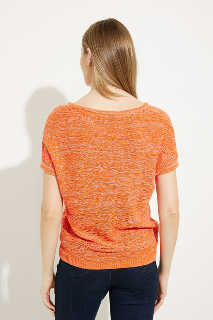 Short Sleeve Pullover Style A41080. Orange. 2