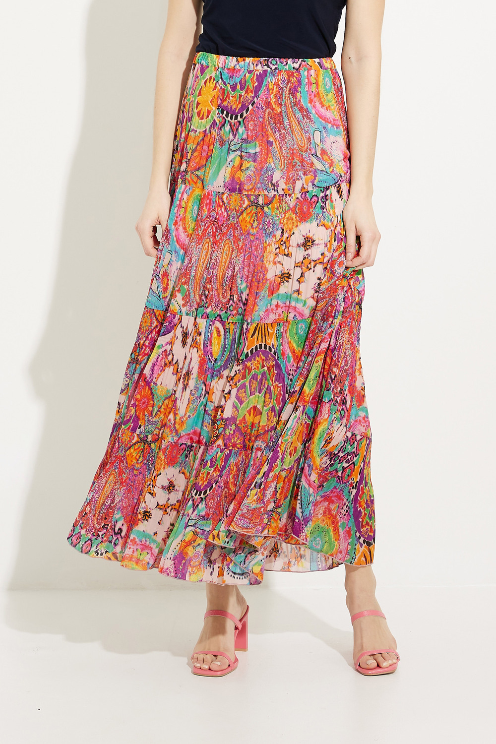Printed Peasant Skirt Style A41082. As Sample