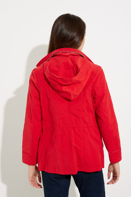 Button Front Jacket Style A41182. Red. 2