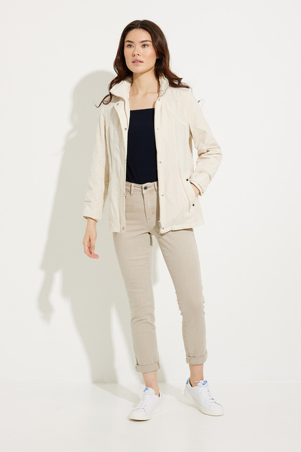 Button Front Jacket Style A41182. Sand. 5
