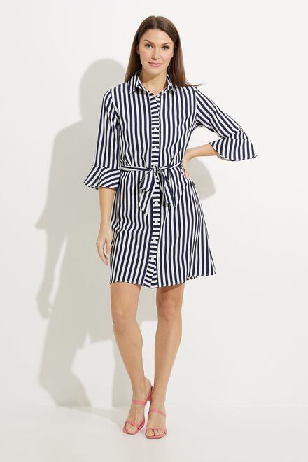 Striped Shirt Dress Style A41212. As sample