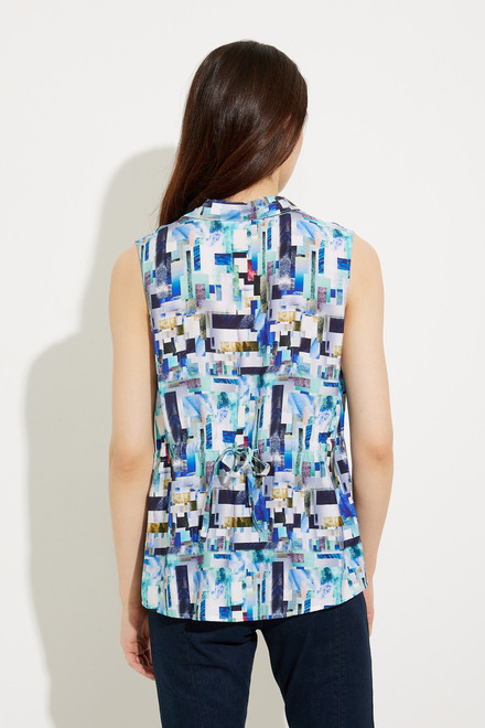 Printed Sleeveless Blouse Style A41240. As Sample. 2
