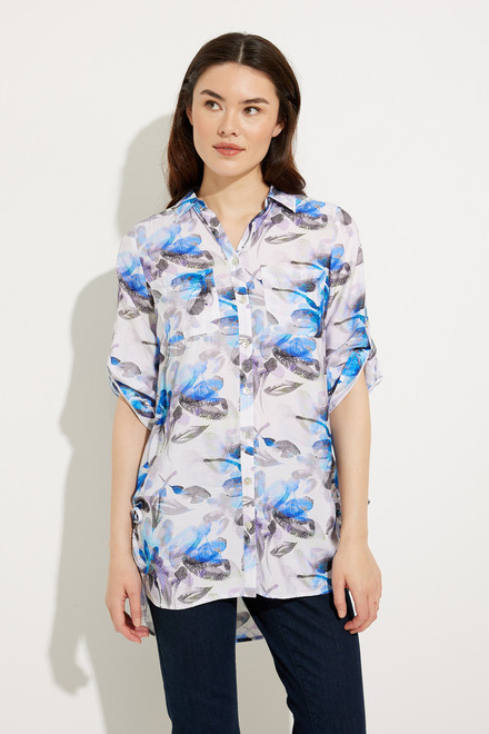 Floral Tencel Blouse Style A41246. As sample
