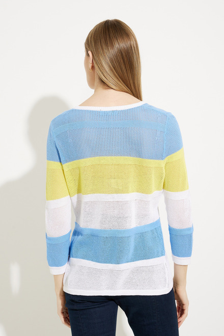 Colour-Blocked Knit Pullover Style A41268. As Sample. 2