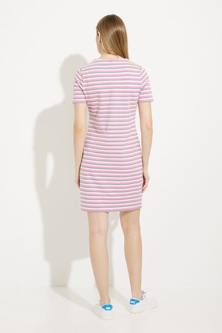 Striped T-Shirt Dress Style A41318. As Sample. 2