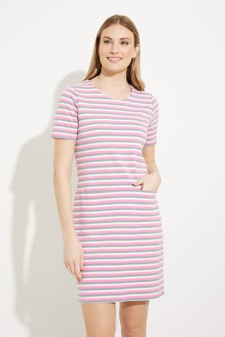 Striped T-Shirt Dress Style A41318. As Sample. 3