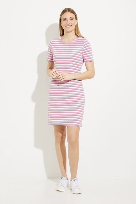 Striped T-Shirt Dress Style A41318. As Sample. 5