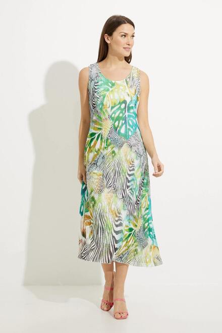 Palm & Animal Print Dress Style A41378
