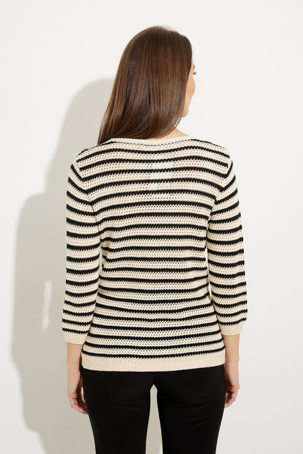 Striped Stitch Knit Sweater Style A41380. As Sample. 2
