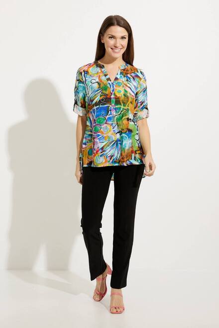 Printed Short Sleeve Blouse Style A41395. As Sample. 5
