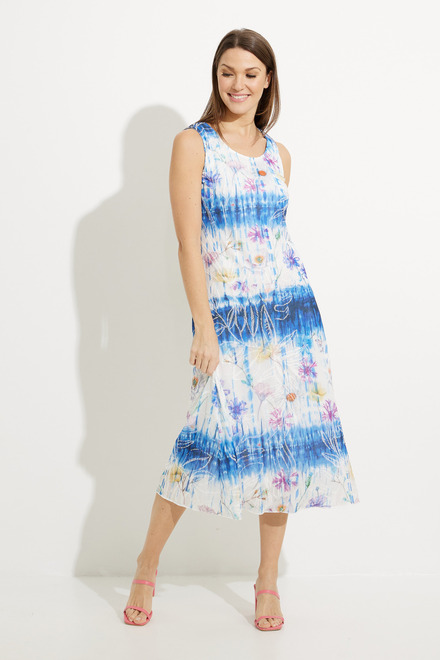 Floral &amp; Tie-Dye Print Dress Style A41408. As Sample. 5