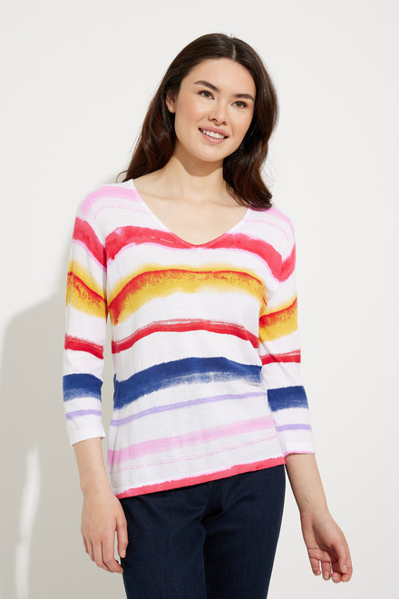 Striped Tie-Dye Sweater Style EW30001. As Sample. 3