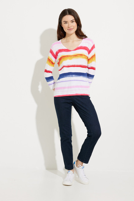 Striped Tie-Dye Sweater Style EW30001. As Sample. 5