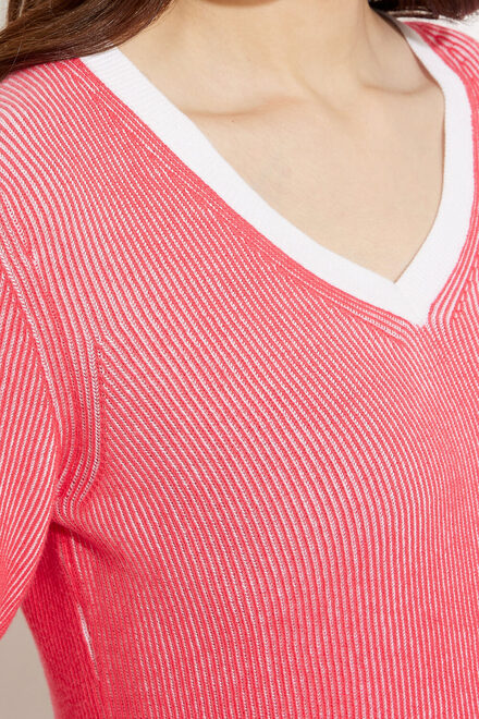 Gradient Knit Sweater Style EW30016. Watermelon. 3