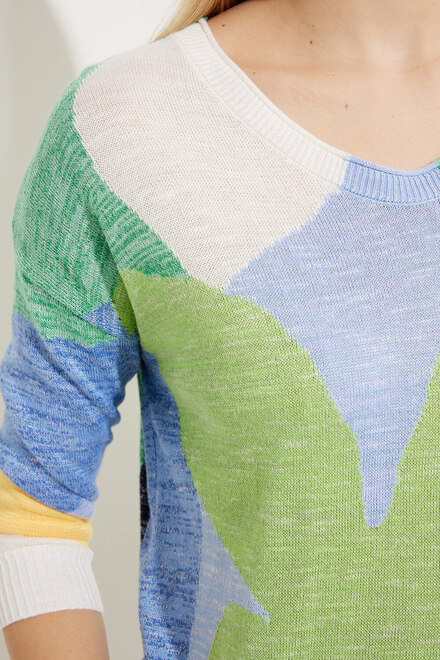 Abstract Knit Pullover Style EW30066. As Sample. 3
