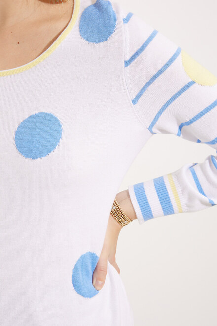 Stripes &amp; Dot Pullover Style EW30091. As Sample. 3