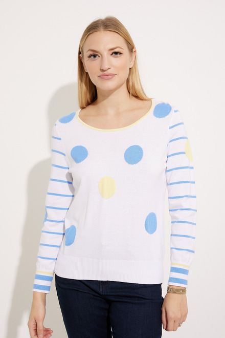 Stripes &amp; Dot Pullover Style EW30091. As Sample. 4