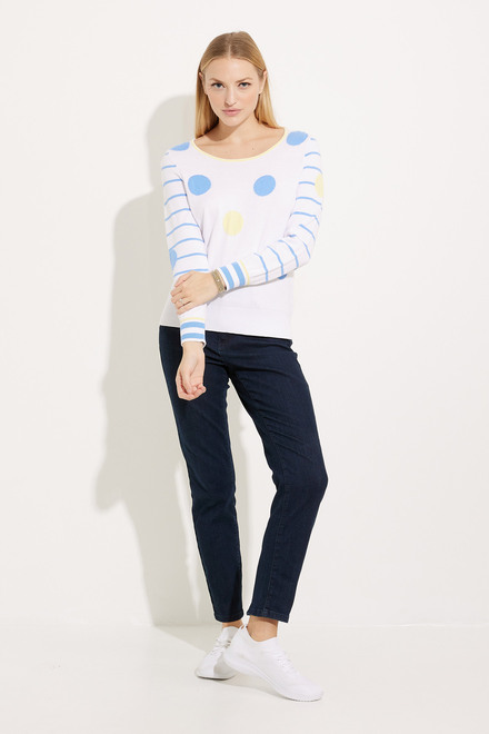Stripes &amp; Dot Pullover Style EW30091. As Sample. 5