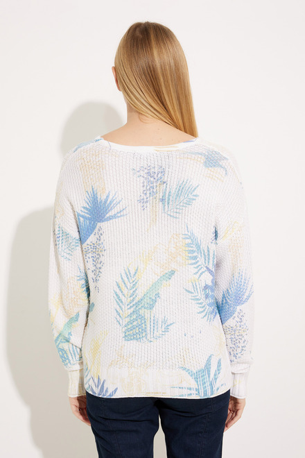 Palm Print Textured Sweater Style EW30095. As Sample. 2