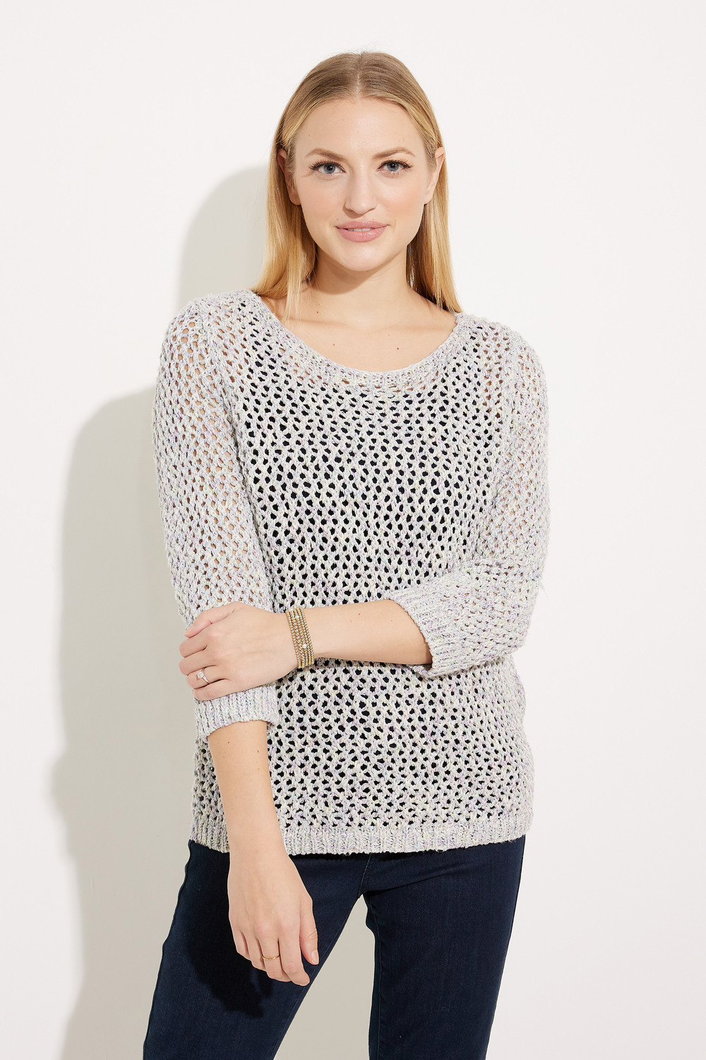 Pull style maille modèle EW30098. As Sample