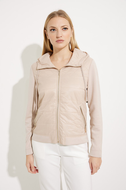 Quilted Cardigan Style EW30125. Sand