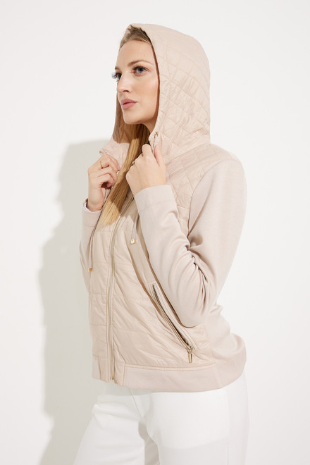 Quilted Cardigan Style EW30125. Sand. 4