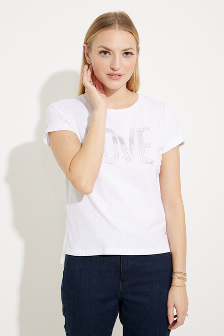 Love Graphic T-Shirt Style EW30131. White