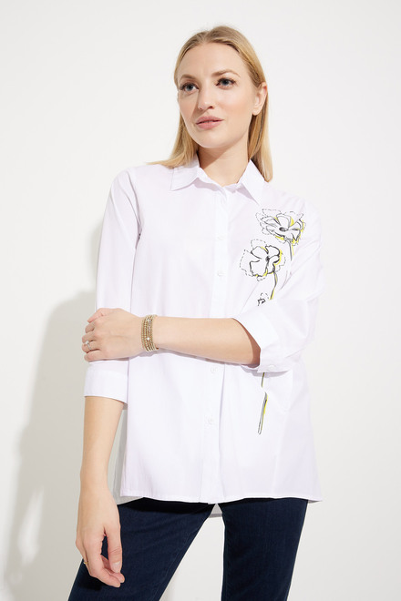 Floral Embroidered Blouse Style EW30141. As Sample. 4