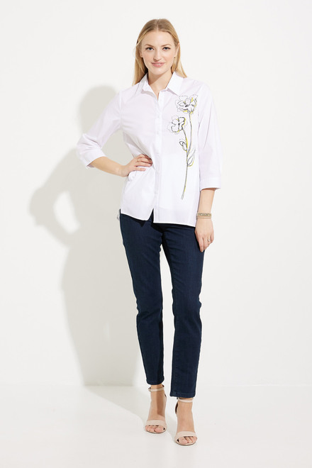 Floral Embroidered Blouse Style EW30141. As Sample. 5