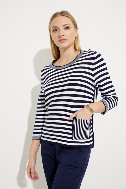 Mixed Stripe Pullover Style EW30183. As sample
