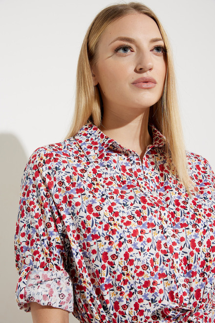 Floral Print Shirt Dress Style EW30190. As Sample. 3
