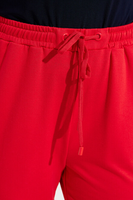 Stretch Waist Pants Style EW30202. Red. 3