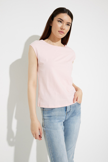 Cap Sleeve T-Shirt Style EW30300. Pink. 4