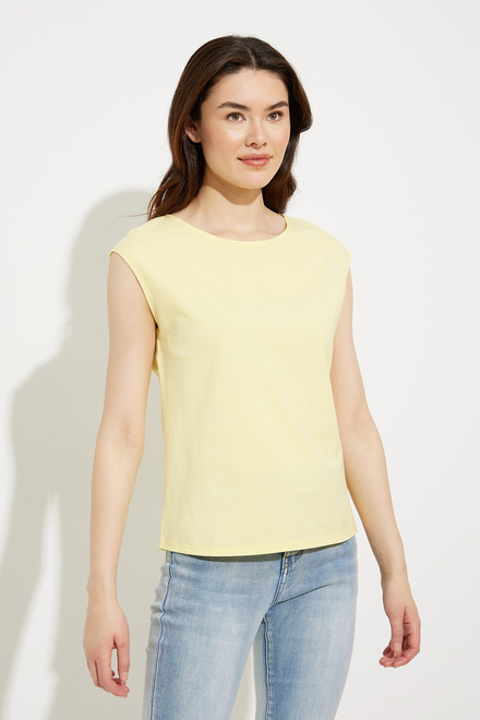 Cap Sleeve T-Shirt Style EW30300. Yellow