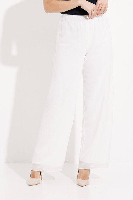 Pantalon en mousseline Modèle 370361. Ivory